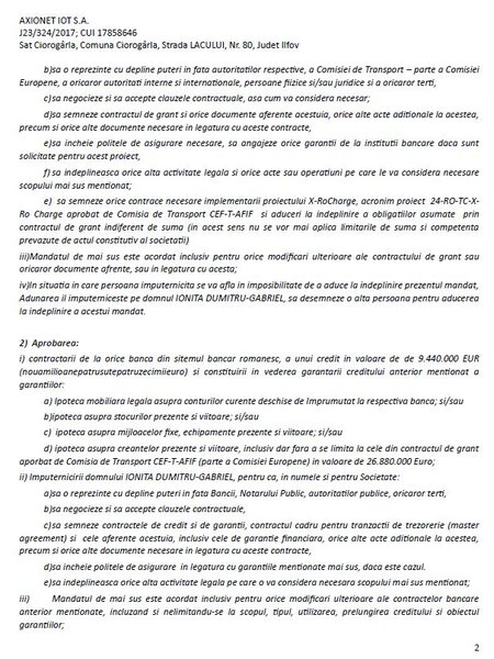 Convocarea Adunarilor Generale Ordinara si Extraordinara a Actionarilor